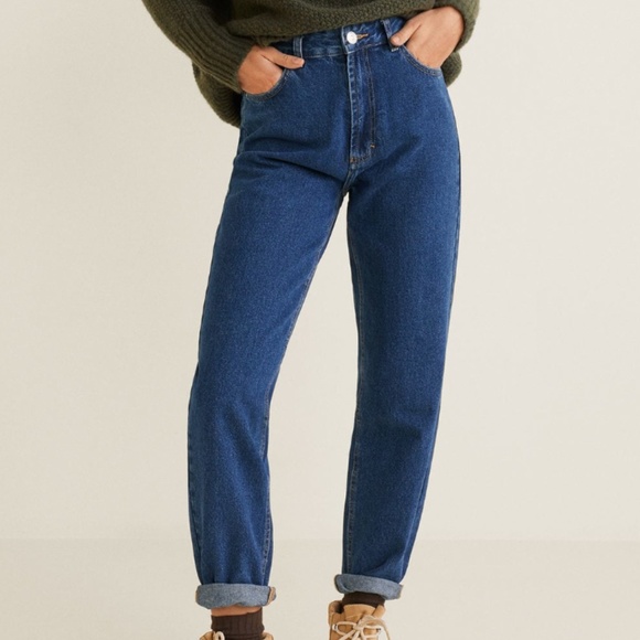 mango relaxed mom jean